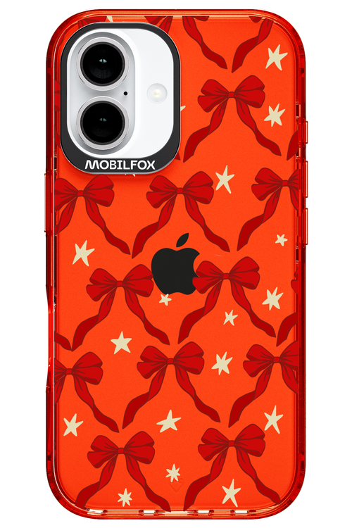 Bow & Stars (Transparent) - Apple iPhone 16