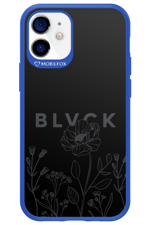 Black Flowers - Apple iPhone 12 Mini