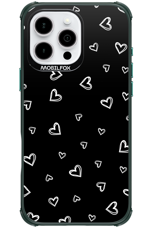 Monochrome Hearts 2.0 - Apple iPhone 16 Pro Max