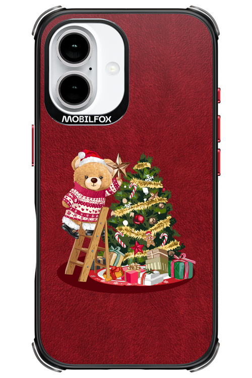Christmas Bear (Burgundy) - Apple iPhone 16