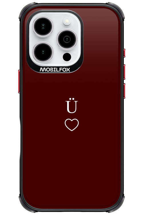 U Burgundia II 2.0 - Apple iPhone 16 Pro