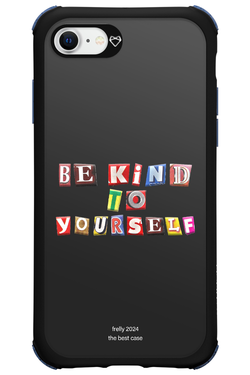 Be Kind To Yourself Black - Apple iPhone 8