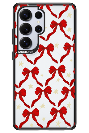 Bow & Stars (Transparent) - Samsung S25 Ultra