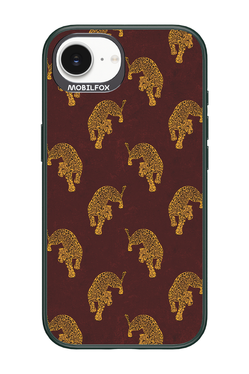 Burgundy Leopard Pattern - Apple iPhone 16e