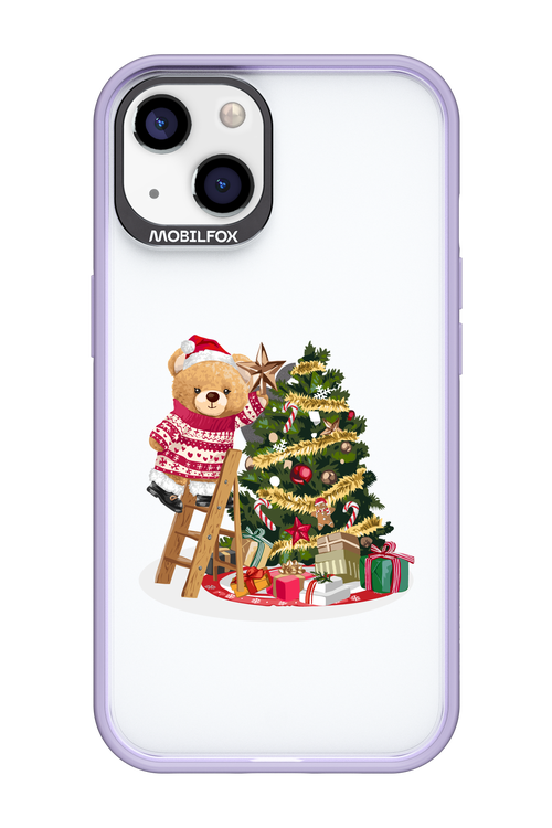 Christmas Bear (Transparent) - Apple iPhone 13