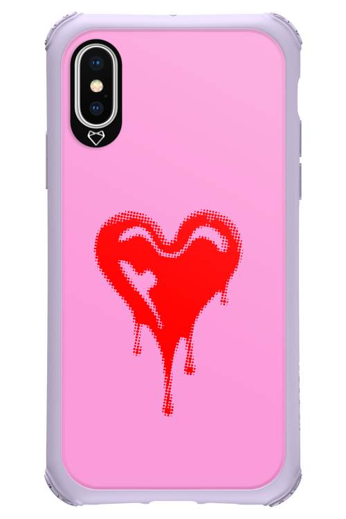 Heart Pink - Apple iPhone XS