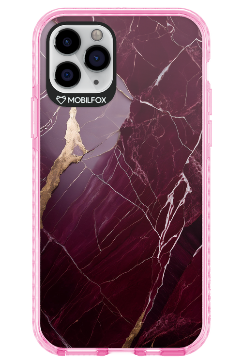 Burgundy Marble - Apple iPhone 11 Pro