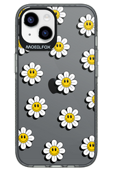 Smiley Flowers Transparent - Apple iPhone 14