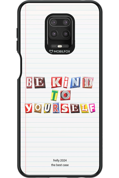 Be Kind To Yourself Notebook - Xiaomi Redmi Note 9 Pro