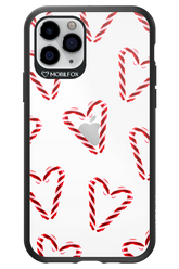 Candy Cane Hearts - Apple iPhone 11 Pro