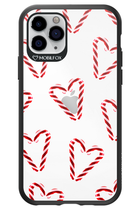 Candy Cane Hearts - Apple iPhone 11 Pro