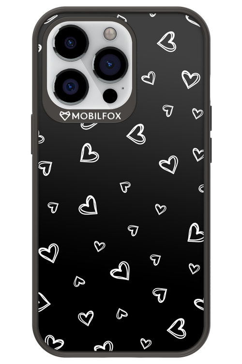 Monochrome Hearts 2.0 - Apple iPhone 13 Pro