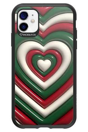 XMAS Hearts - Apple iPhone 11
