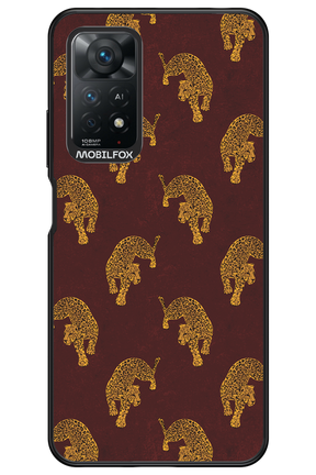 Burgundy Leopard Pattern - Xiaomi Redmi Note 11Pro 4G/5G
