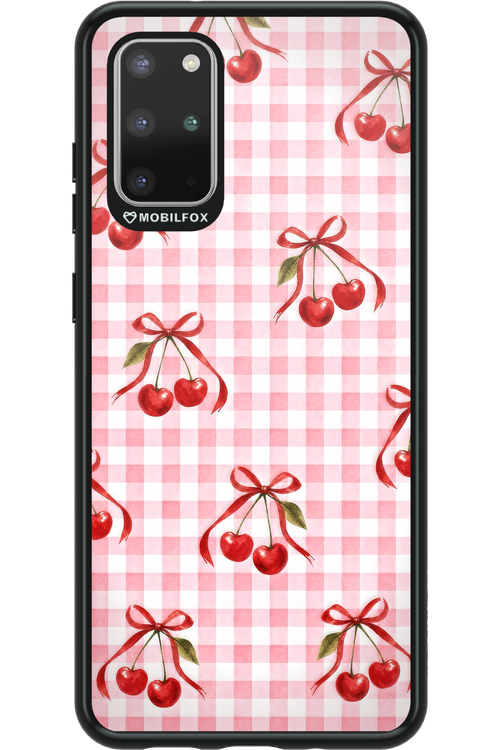Pink Cherry Checked 2.0 - Samsung Galaxy S20+