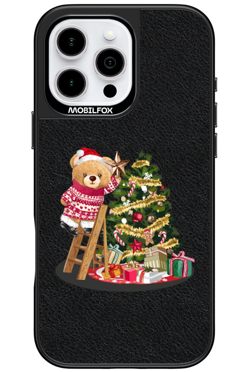 Christmas Bear (Leather) - Apple iPhone 16 Pro Max