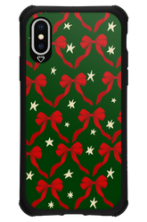 Bow & Stars (Green) - Apple iPhone XS