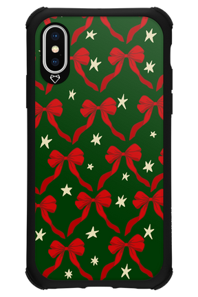 Bow & Stars (Green) - Apple iPhone XS
