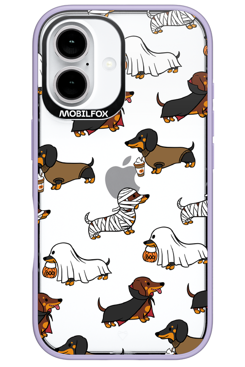 Scary Dachshund (Transparent) - Apple iPhone 16
