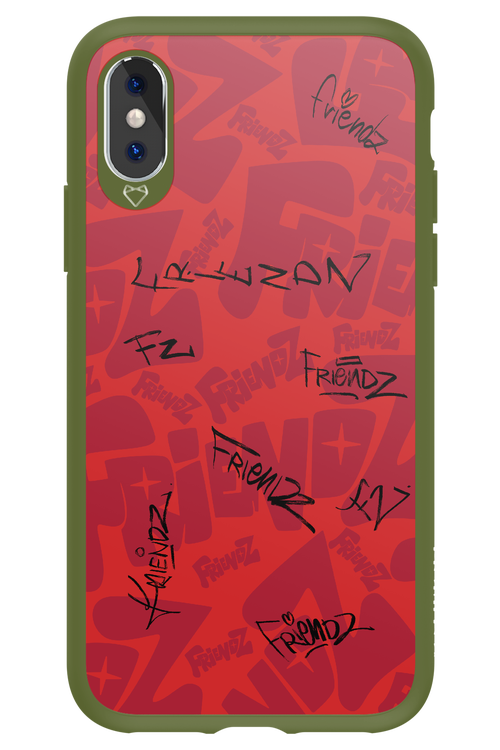 FRIENDZ Red - Apple iPhone XS