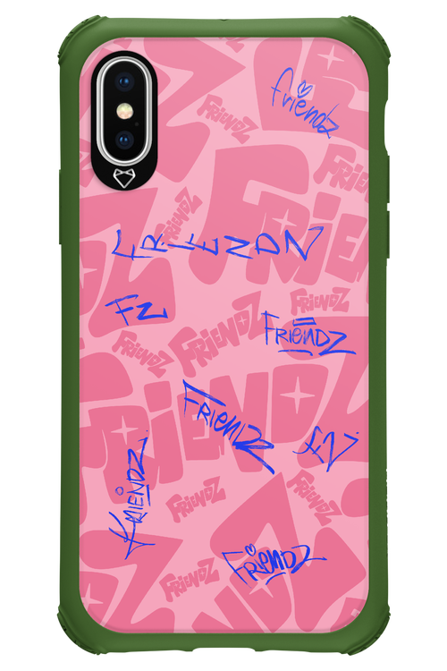 FRIENDZ Pink - Apple iPhone X