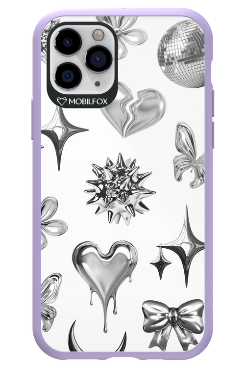 Silver Zone Transparent - Apple iPhone 11 Pro