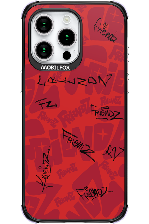 FRIENDZ Red - Apple iPhone 15 Pro Max