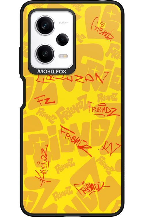 FRIENDZ Yellow - Xiaomi Redmi Note 12 Pro 5G