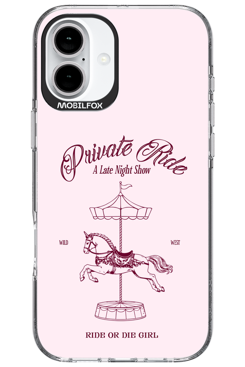 Private Ride 2.0 - Apple iPhone 16 Plus