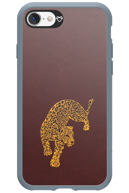 Burgundy Leopard - Apple iPhone SE 2022