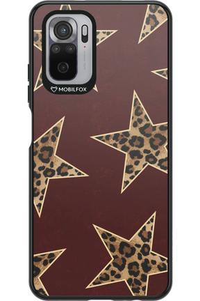 Wild Stars Burgundy - Xiaomi Redmi Note 10