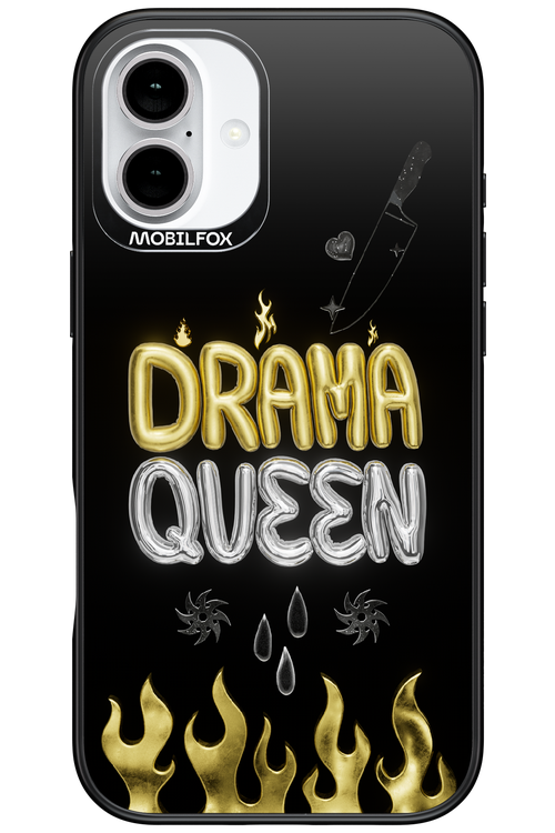 Drama Queen Black - Apple iPhone 16 Plus