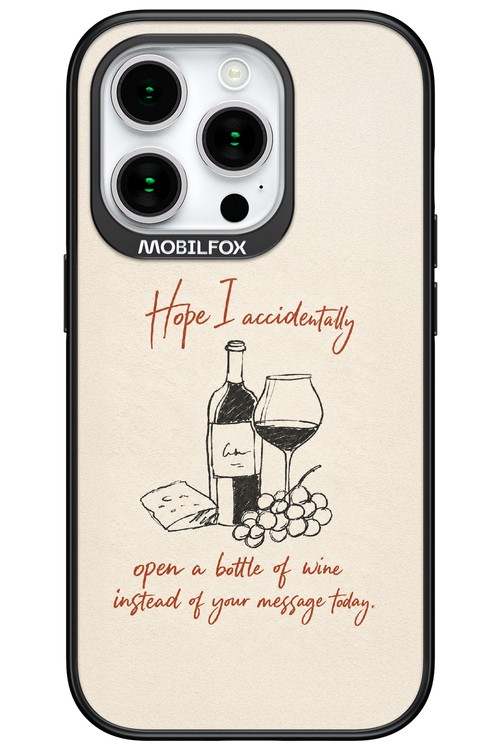 Bottle of wine 2.0 - Apple iPhone 15 Pro